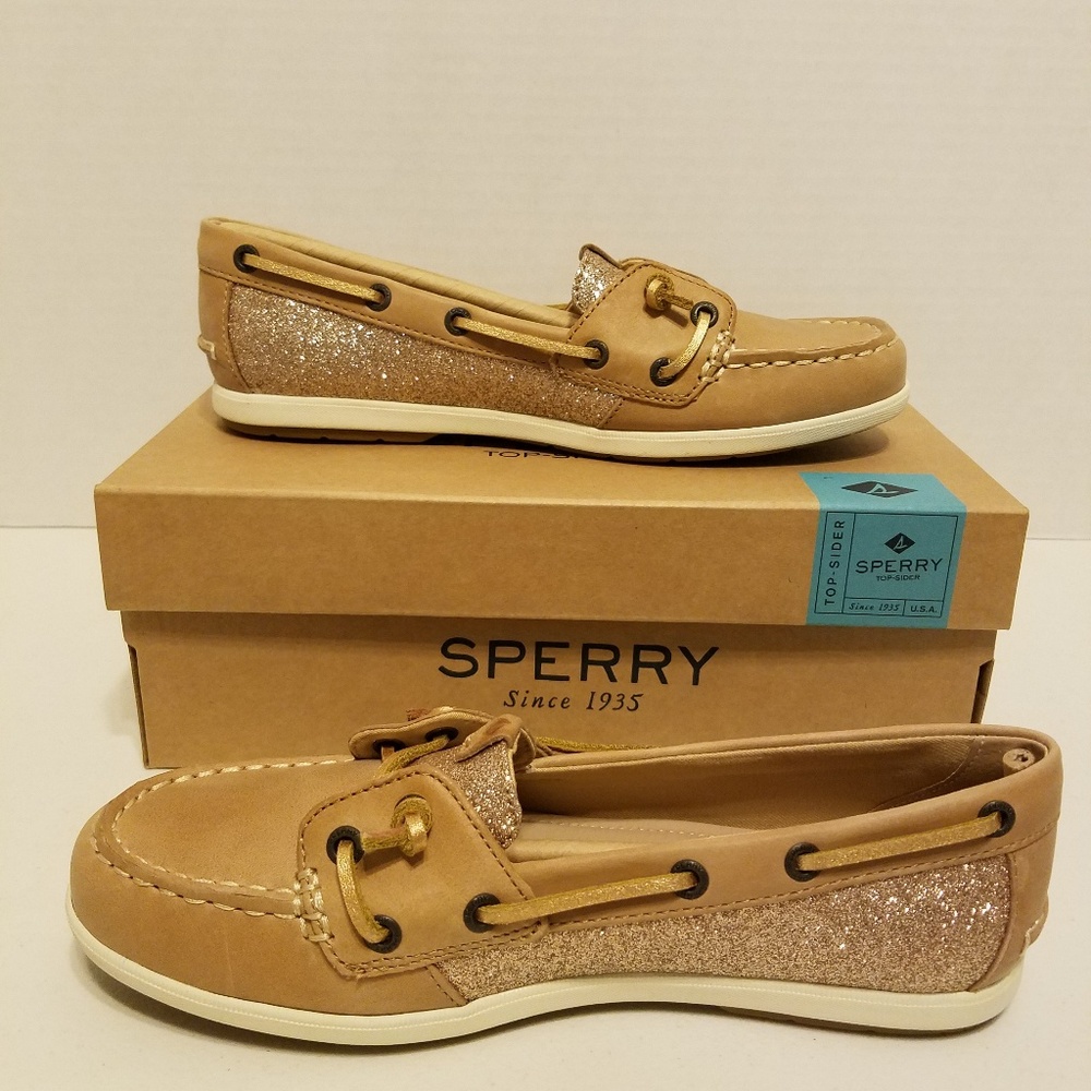 Sperry Top-Sider Coil Ivy Linen Sparkle Boat Shoes